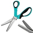 SINGER ProSeries 9" Pinking Shears HeavyDuty Stainless Steel Zigzag Cut for NoFray Fabric