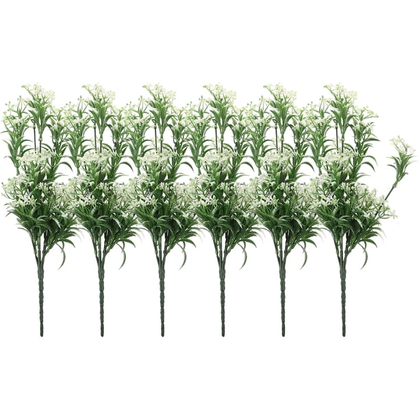 6 ramos de flores artificiales, ramo de flores falsas, suministros para arreglos florales, ramo de flores falsas