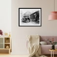 thumbnail image 3 of Historic Framed Print, [Electric auto at re-charging station], 17-7/8" x 21-7/8", 3 of 9