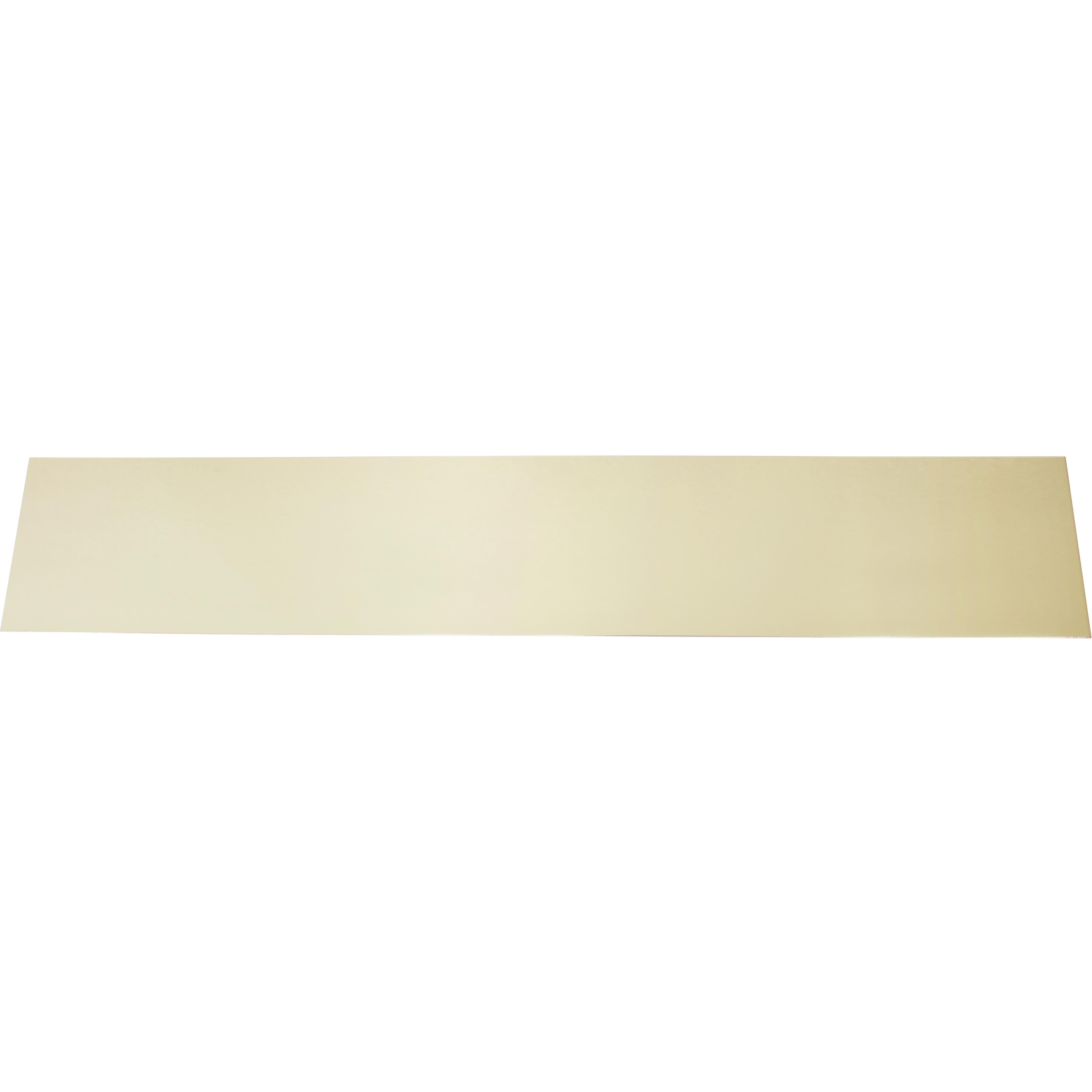 Kick Plate, 6" x 34", Polished Brass by Stone Harbor Hardware