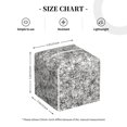 thumbnail image 2 of Rateoe Silver Glitter Pattern Tissue Box Cover, Modern Square Decorative Leather Facial Paper Case Organizer Holder Dispenser 5X5X5'', 2 of 8