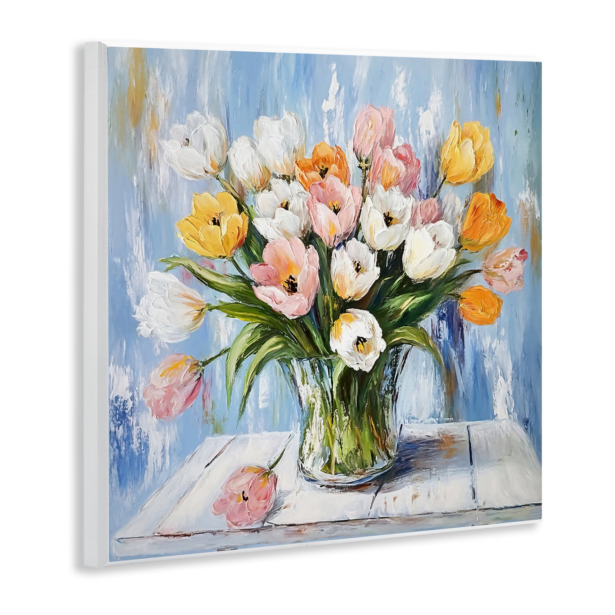 Stupell Industries Her Cottage Garden Tulips Wall Plaque Art, design by Tina LeCour