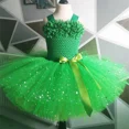 thumbnail image 5 of Vestido de tutú de hadas para niñas, brillante, verde, para fiesta de cumpleaños, princesa, disfraz de hada de duendecillo para Halloween, 5 of 5
