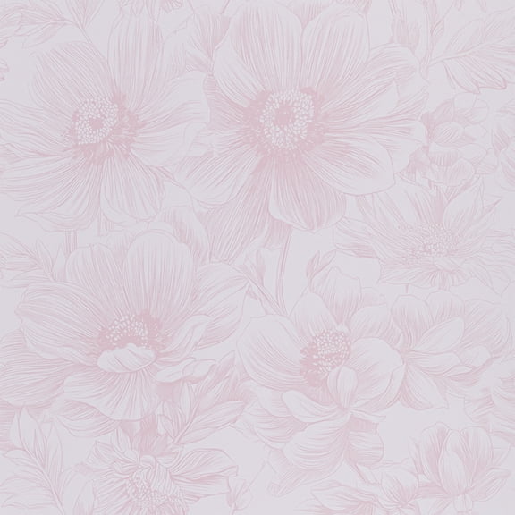 MIGGEE Floral Wallpaper Multicolor Peel and Stick Wallpaper Self Adhesive Wall Paper 17.3-in x 118-in Contact Paper for Home Mural Wall Decor Wall Covering Old Furniture Renovation