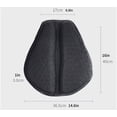 thumbnail image 7 of Hexrider Motorcycle Seat Cushion, 3D-Honeycomb Structure Hex Rider Seat Cushion,Universal Non-Slip Grip Ergonomic Motorcycle Seat Pad,Tpe Shock Absorption Breathable Seat Pad For Long Rides, 7 of 7