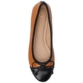 thumbnail image 5 of Journee Womens Kaiah Ballet Cap Toe Slip On Round Toe Dress Flats, Widths Available, 5 of 10