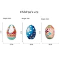 thumbnail image 3 of Easter Egg Fancy Gown For Kids Cute Halloween Carnival Holiday Party Dress Up Outfit Stage Performance Cos Free, 3 of 4
