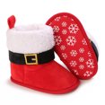 thumbnail image 2 of Calcetines infantiles botas Navidad zapatos bebé recién nacido antideslizantes para 0-12 meses, 2 of 9