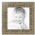 thumbnail image 2 of ArtToFrames 12" x 12" Antique Floral Silver Picture Frame, 12x12 inch Multi Wood Poster Frame (WOM-5168), 2 Pack, 2 of 6