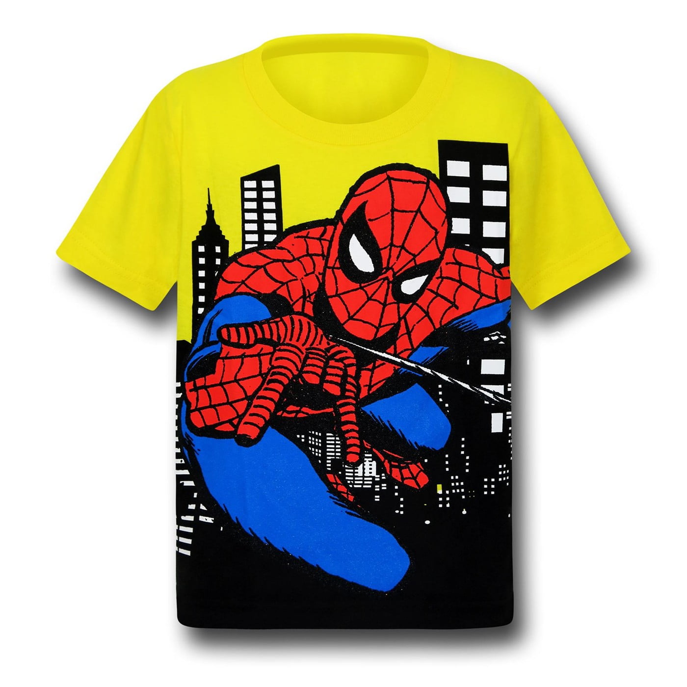 Kids 5/6 Spiderman Slinger City T-Shirt-Juvenile