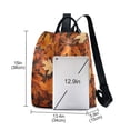 thumbnail image 3 of FORMRS Women's Travel Backpack Purse Anti-Theft Hidden Pockets Casual Shoulder Bag, Fall Pattern, 3 of 7
