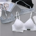 thumbnail image 4 of Girls Training Bra Teen Lightly Padded Thin Cotton Breathable Under Outfit Bra Adjustable Straps No Wire A-Cup, 4 of 5