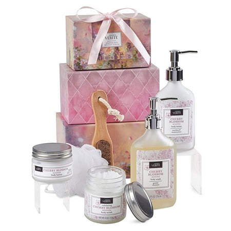 Source Verite Pamper Her Spa Tower (Cherry Blossom), Spa Gift Sets, Luxury Gifts, Women's Gifts