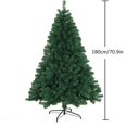 thumbnail image 1 of EE. UU. En stock Árbol de Navidad falso con soporte de metal estable plegable, árbol de Navidad artificial verde de primera calidad para el hogar y la oficina, 1 of 4