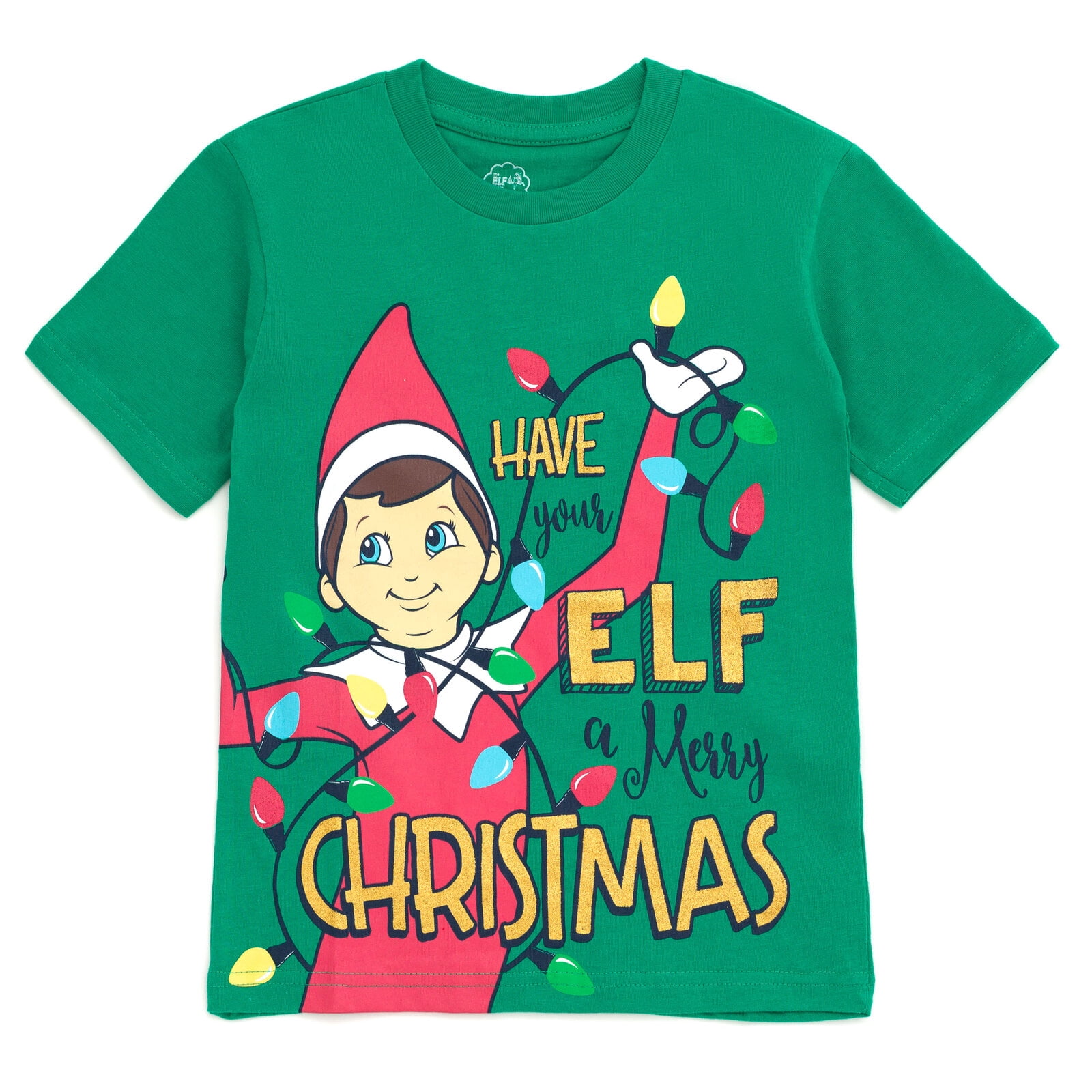 The Elf on the Shelf Christmas Little Boys 2 Pack T-Shirts Red / Green 6