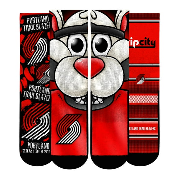 Unisex Rock Em Socks  Portland Trail Blazers Fan Favorites Three-Pack Crew Socks Set