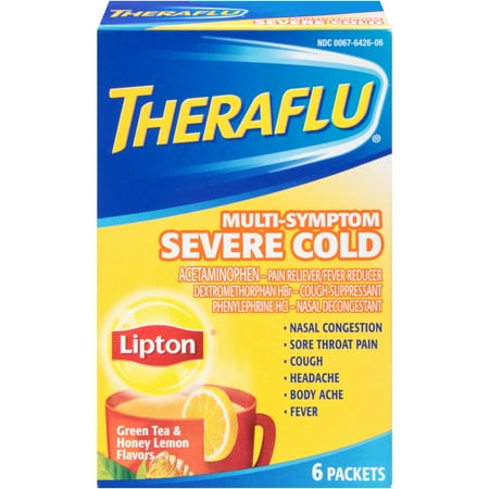 Theraflu Cold & Flu Relief Multi-Symptom Severe Cold With ...