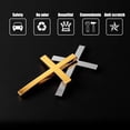 thumbnail image 6 of Car Decorations Sticker for Car Stainless Steel Black Emblem Cover Body Scratches Exterior Auto Accessory for Vehicle Body Rear Trunk Single Pack, 6 of 6