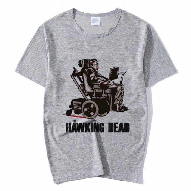 Camiseta divertida con diseño de inteligencia y citas formales de Stephen Hawking para hombres y mujeres, camiseta premium gráfica unisex para hombre