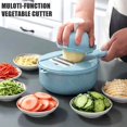 thumbnail image 4 of 12 In 1 Multifunctional Vegetable Cutter Kitchen Mandoline, Vegetable Slicer, Vegetable Cutter Slicer For Slicing(blue), 4 of 5