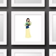thumbnail image 2 of Gallery Pops Disney Mulan - Mulan Wall Art, White Framed Version, 12" x 12", 2 of 5
