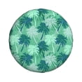thumbnail image 4 of Spare Tire Cover, Coconut Trees Camouflage Wheel Cover Tire Covers For Trailers Car Truck Camper Universal Tire Covering Fits Diameter14"-17", 4 of 4