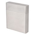 thumbnail image 3 of Holder Case, Compact Stainless Steel Durable Waterproof Silver  Box Flip Cover  For Traveling, 3 of 8