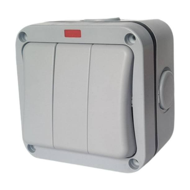 Interruptor a Prueba de Agua IP66 CUTICAT Interruptor Eléctrico para Iluminación Exterior