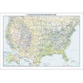 thumbnail image 1 of USA Interstate Highways Wall Map - 22.75" x 15.5" Paper, 1 of 5