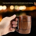 thumbnail image 4 of Nib 13 oz Wooden Beer Cup Gifts for Men Women Tankard Vintage Viking Cup Big Capacity Tea Water Classic Wood Drinking Mug Handmade Unique Coffee Mug for Dad Husband Camping Outdoor Fancy Mug, 4 of 9