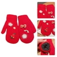 thumbnail image 2 of Guantes con forma de elementos de dibujos animados, guantes de dedo completo, guantes de montar para el frío invierno, regalo de alce, 2 of 5