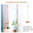 thumbnail image 2 of 2 Pieces Flower Pot Bottom Hanging Basket Macrame Planter House Plants Indoor Hanger Flowerpot Cotton Rope, 2 of 6