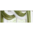 thumbnail image 5 of WARM HOME DESIGNS 55 x 288 Inch White & Sage Green Double Window Scarves Bundle. AS White & Sage 288, 5 of 5