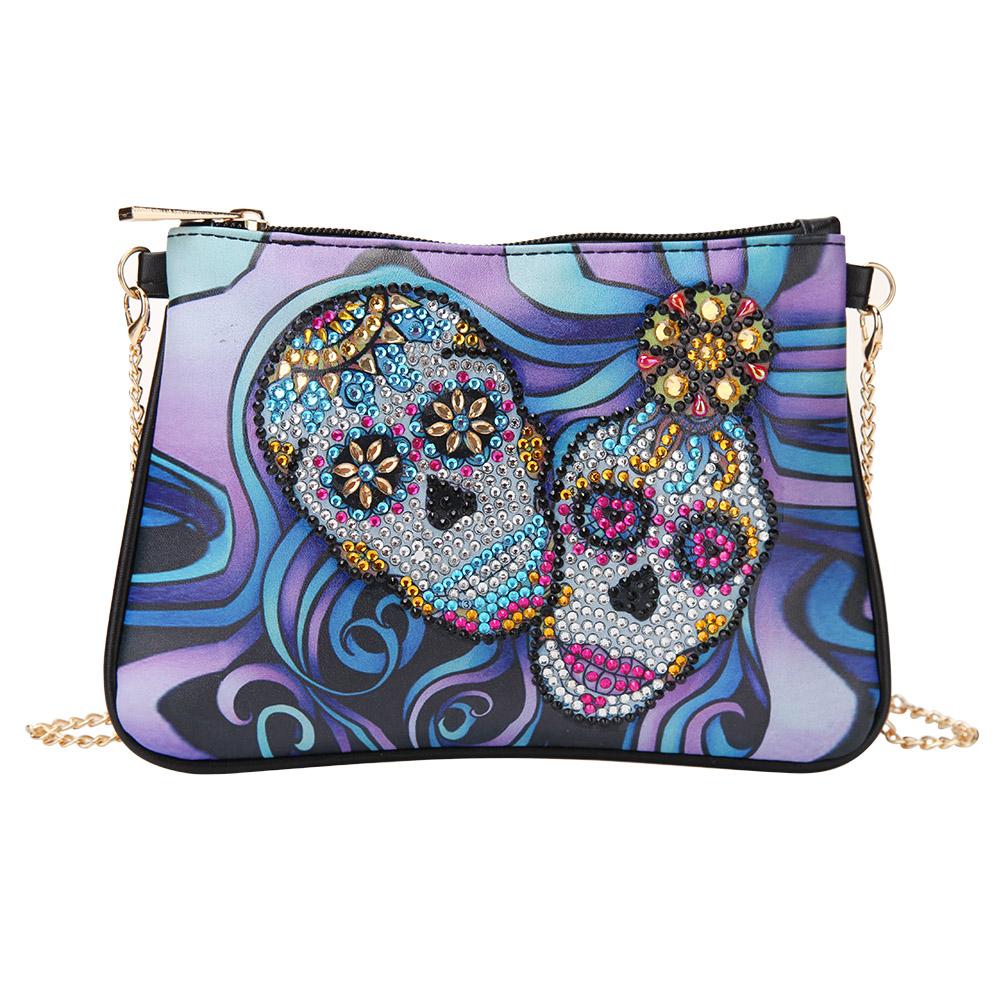 diamond skull bag