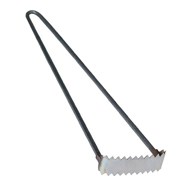 Cuchillo raspador de esculturas, tallador de lodos, cerámica, arcilla, recorte de bucle Cabeza dentada ancha
