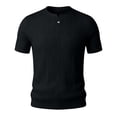 thumbnail image 2 of Yaoyar Men's Half Sleeve Loose Summer Casual Thin Breathable Short Sleeve Crew Neck T Shirt, Lightweight Soft Tee for Daily Comfort, 2 of 5