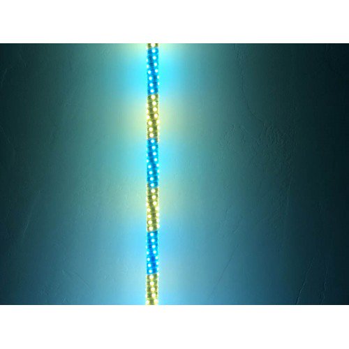 Gorilla Whips Twisted Silver LED Xtreme Lighted Whip with Wireless