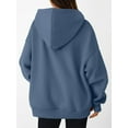 thumbnail image 5 of Womens Oversized V Neck Hoodies with Thumb Hole Pullover Sweatshirts Y2k Clothes Fall Fashion Outfits S, 5 of 8