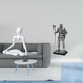 thumbnail image 2 of Escultura Abstracta De Caballero Pensador, Figura Decorativa Creativa, Adorno De Mesa único Para La Entrada, Dormitorio, Chimenea, Regalo De Inauguración De La Casa., 2 of 8