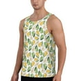 thumbnail image 2 of Cauagu Fruit Pears Print Men's Sleeveless Muscle Shirts,Tank Tops Quick Dry Workout Tank Top Gym Muscle Tee Fitness Bodybuilding T Shirt for Men-3X-Large, 2 of 7