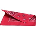 thumbnail image 2 of 12 Pack Premium Cotton Head Wrap Scarf Bandana Multiple Colors 22" X 22" (Fuchsia, 100% Cotton), 2 of 2