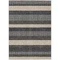 thumbnail image 2 of Addison Rugs Chantille Indoor/Outdoor Transitional Stripes Black Machine Washable Rectangle Rug, 10' x 14', 2 of 8