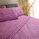thumbnail image 5 of Juego de Sábanas King Size 2800 Hilos Extra Suave Premium Textura Rayada Soft Nature, 5 of 5