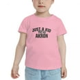 thumbnail image 2 of Just A Kid from Akron Ohio Cute Toddler T-Shirts for Boys Girls (Pink, Youth XL), 2 of 5