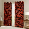 thumbnail image 2 of Manfei Animal Print Blackout Curtains Set of 2 (52x84 Each),Zebra Print Window Curtains,Abstract Stripes Curtains and Drapes,Wildlife Bedroom Decoration, 2 of 6