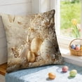 thumbnail image 4 of Djunllk Pillow Covers 18x18, Spring & Easter Cozy & Breathable Holiday Home Farmhouses Decorative Pillowcases, 4 of 6