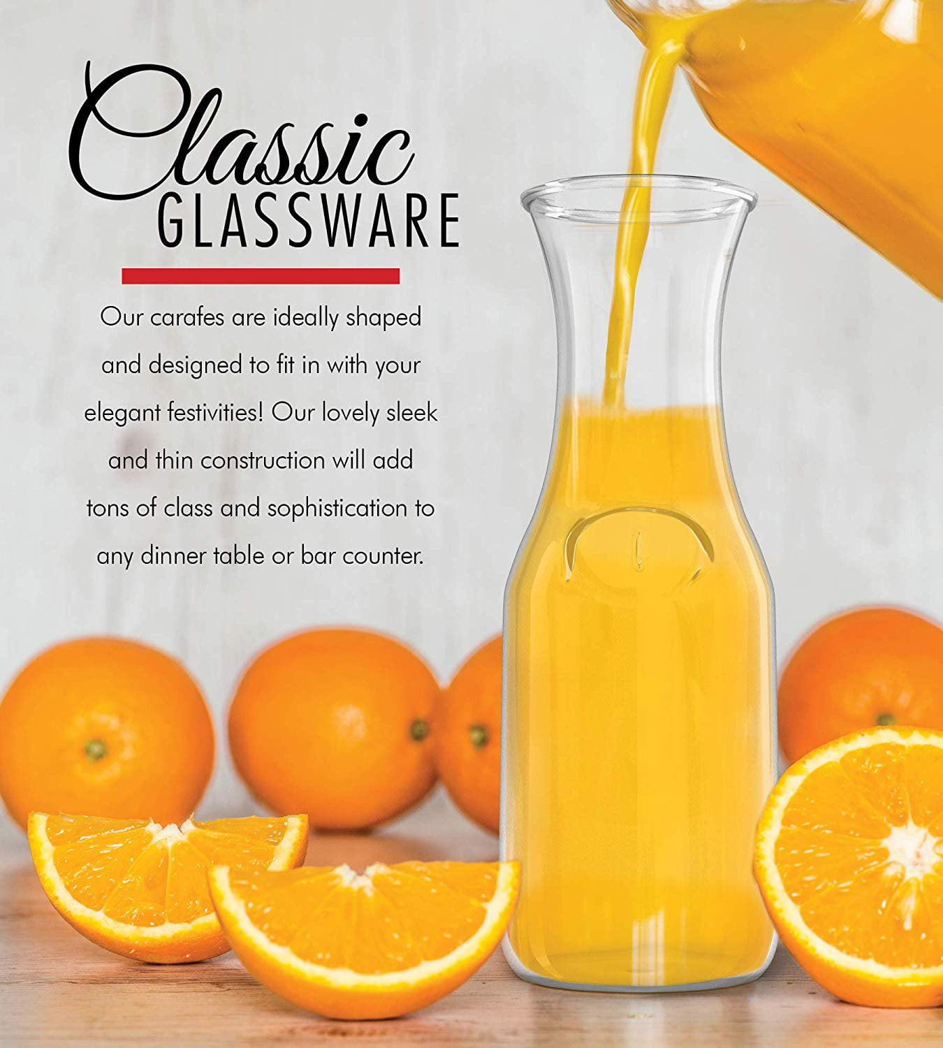 Wine Decanters Catering Mimosas Centerpieces 350 ml Party Home Kitchen Supplies Water Pitchers Restaurant Glass Carafe Beverage Bottles Arts & Crafts 12 oz 4-pack Mixed Drinks