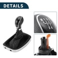 thumbnail image 4 of Pomo de cambio de marchas Unique Bargains con cubierta 5 velocidades para Opel Insignia 2008-2017 de cuero sintético, 4 of 6