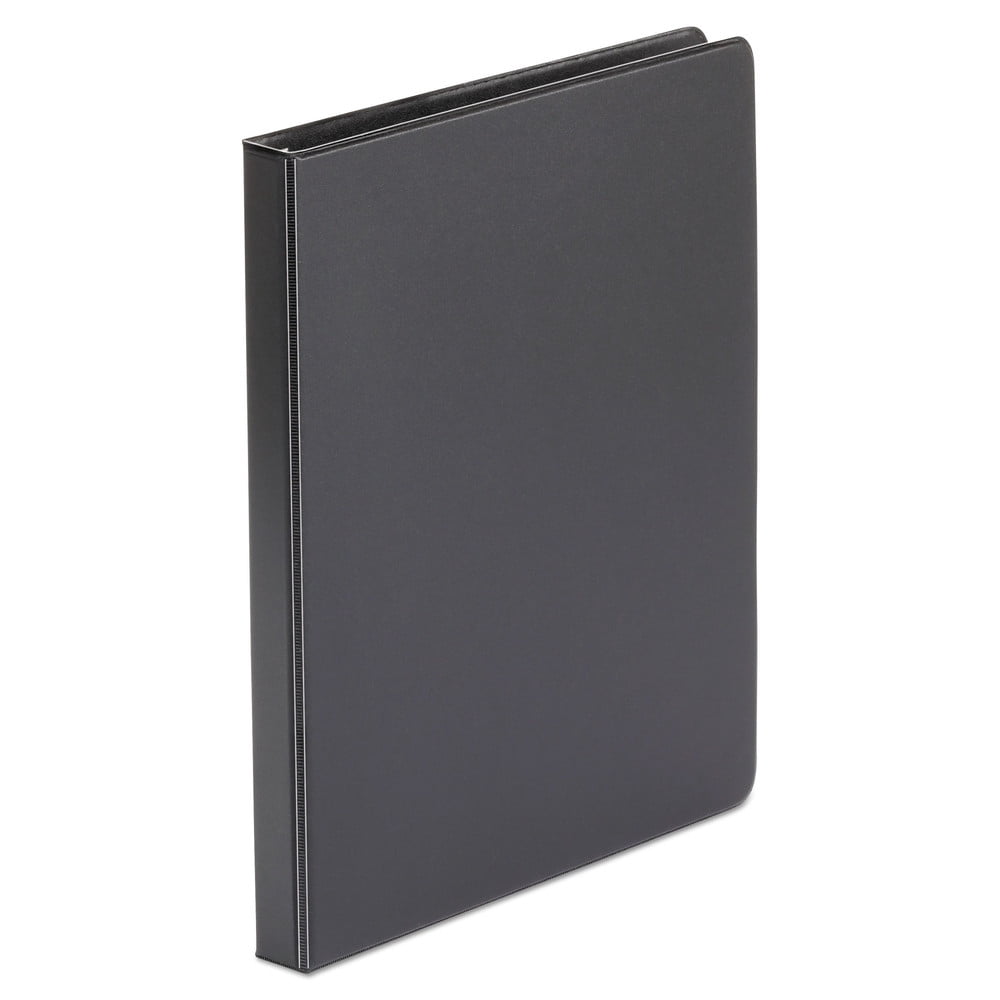 Universal UNV30401 Economy Non-View Round 3-Ring 0.5 in. Capacity 11 in. x 8.5 in. Ring Binder - Black