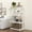 White-4 Tier-A, variant on 4-Tier Floor Standing Multifunctional Storage Rack Organizer For Kitchen Bathroom Bedroom Balcony Snack Plant Sundry Storage